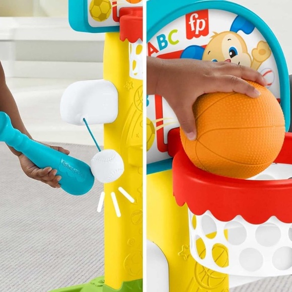 UGC Fisher-Price Laugh & Learn Toddler Learning Toy, 4-in-1 Game heavy ship item - Picture 6 of 9